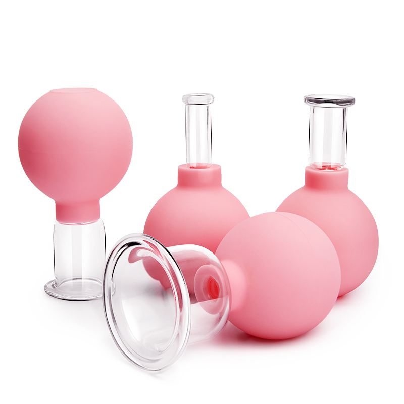 Luxury Skincare Tools - 림프 배수 페이스 구아샤 고무 부항
