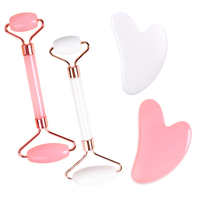 Luxury Skincare Tools - 로즈쿼츠 페이셜 마사지기 - 눈꺼풀 완화