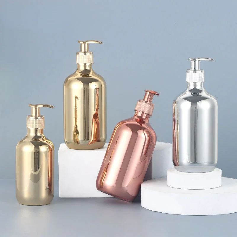 Luxury Skincare Packaging - 전기 도금 골드 실버 로즈 골드