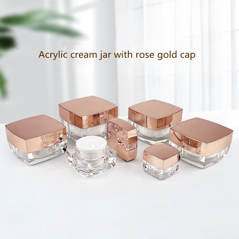 Luxury Skincare Packaging - 5-50g 빈 크림 스퀘어 로션 병