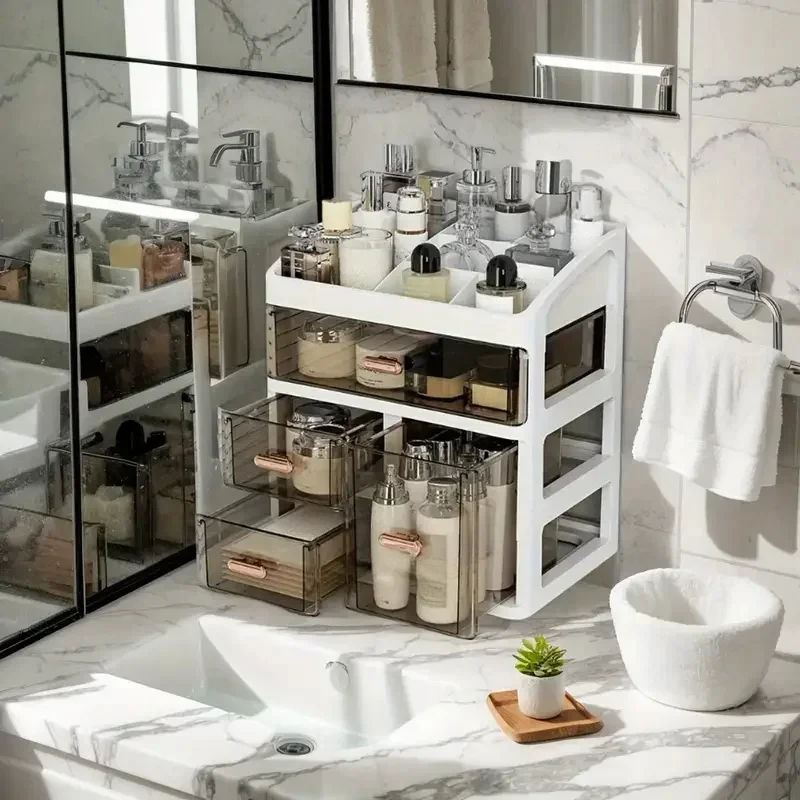 Luxury Skincare Makeup - 화장품 수납함 메이크업 케이스 브러쉬 립스틱