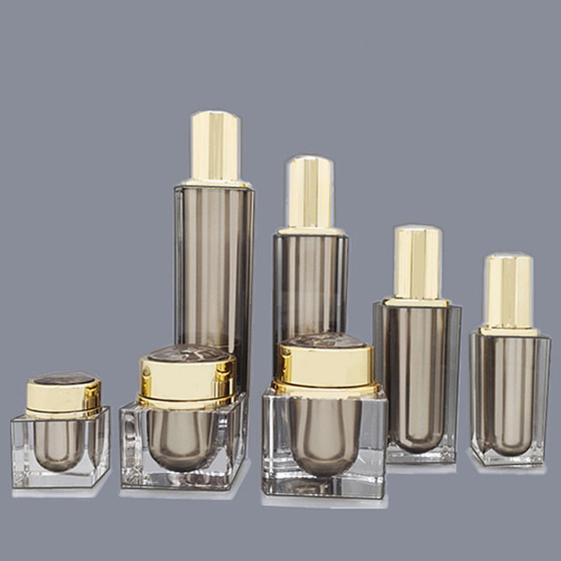 고급 아크릴 골드 크림 화장품 항아리 포트 에센스 로션 - Luxury Skincare Packaging 리뷰 및 가격