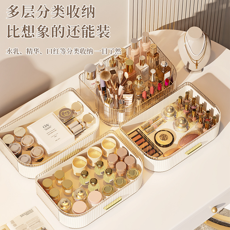 아크릴 고급형 정리함 서랍 360도 회전 브러쉬 홀더  - Luxury Skincare Tools 리뷰 및 가격
