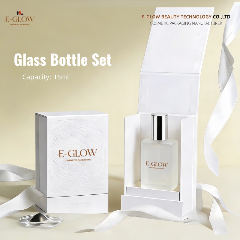 【로고 맞춤】100개 맞춤형 15ml 무광 유리병 스프 - Luxury Skincare Packaging 리뷰 및 가격