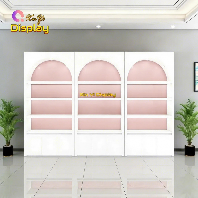 맞춤형 모던 럭셔리 스킨케어 샵 캐비닛 진열대 스테인리 - Luxury Skincare Shop 리뷰 및 가격