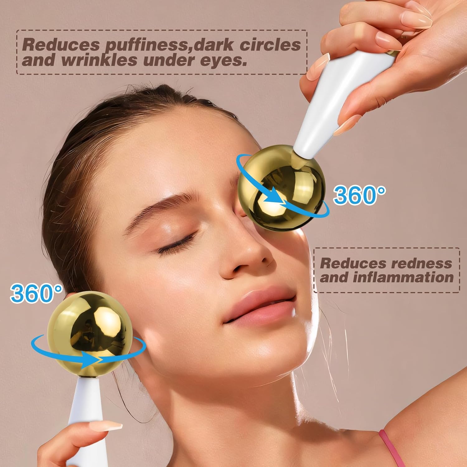 얼굴 눈을 위한 아이스 글로브 스틸 핫 & 크라이오 스 - Luxury Skincare Tools 리뷰 및 가격