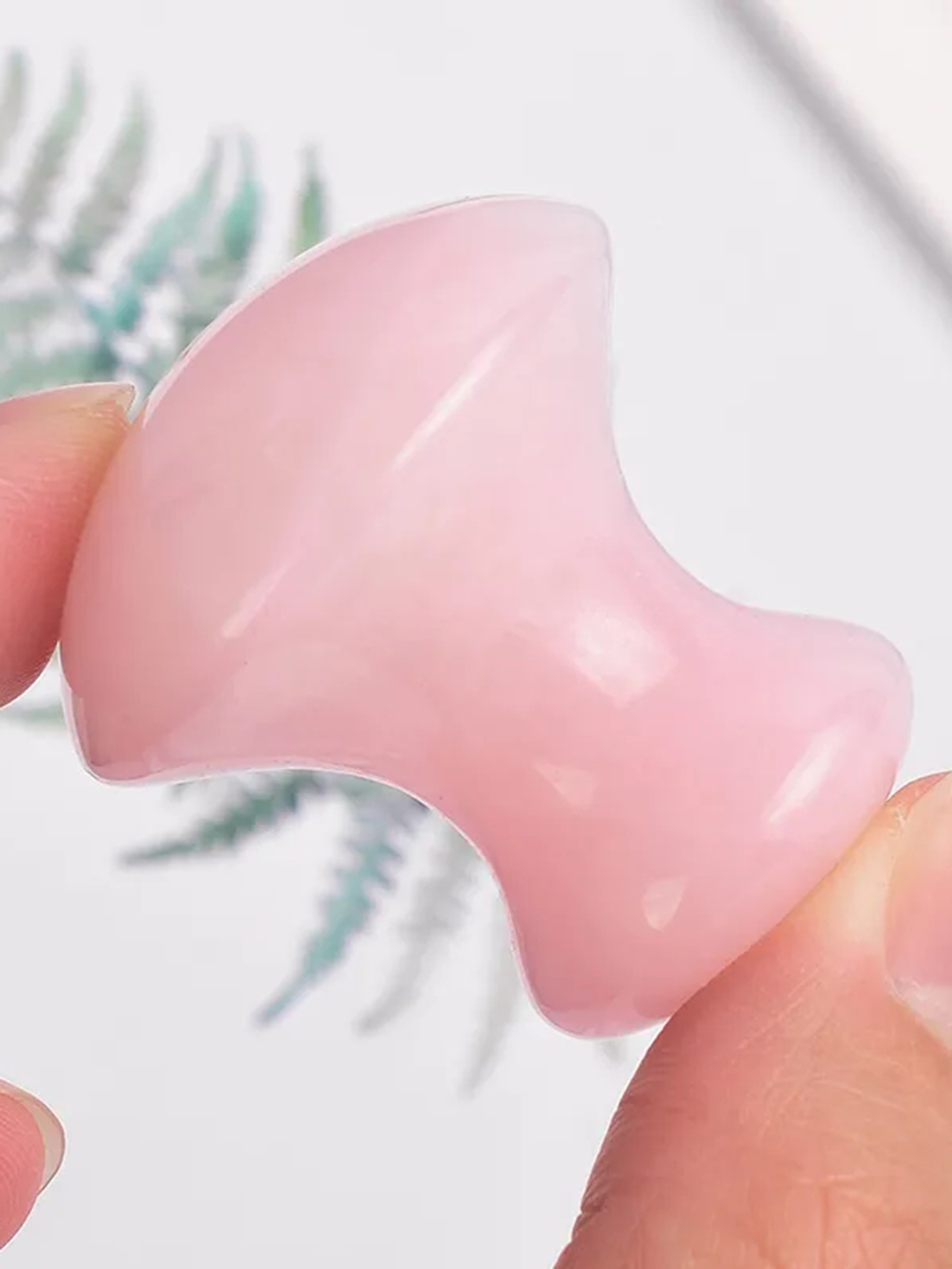 1 Pcs 천연 핑크 크리스탈 옥 버섯 헤드 마사지 파 - Luxury Skincare Tools 리뷰 및 가격