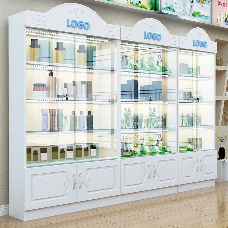 맞춤형 고급 스킨케어 진열장, 살롱 네일 진열대, 화장 - Luxury Skincare Shop 리뷰 및 가격