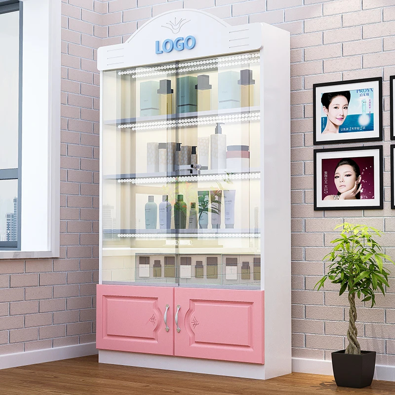 맞춤형 고급 스킨케어 진열장, 살롱 네일 진열대, 화장 - Luxury Skincare Shop 리뷰 및 가격