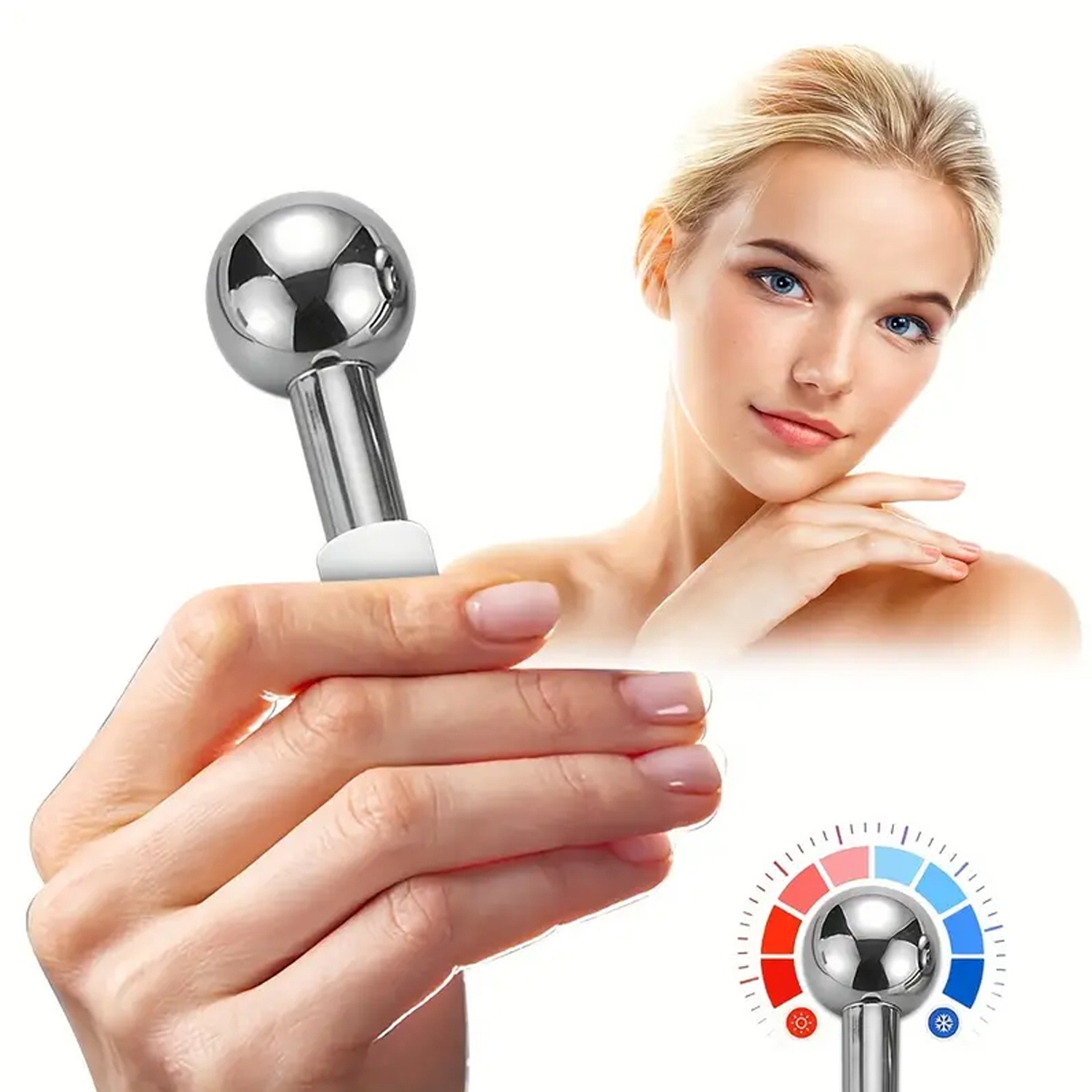 스테인레스 스틸 아이스 글로브 쿨링 페이셜 스틱 뷰티  - Luxury Skincare Tools 리뷰 및 가격